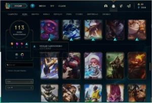 Conta de LoL Platina 4 Com skins miticas - League of Legends