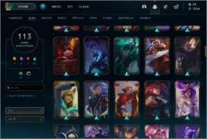 Conta de LoL Platina 4 Com skins miticas - League of Legends