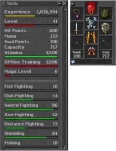 ACCOUNT TIBIA *YANARA* KNIGHT / DRUID / PALADIN