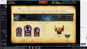 Conta gold 2, borda gold, barato pra vender logo - League of Legends LOL