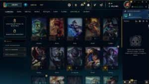 Conta de lol platina 2 com mmr alto (Email não verificado) - League of Legends