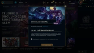 Conta de lol platina 2 com mmr alto (Email não verificado) - League of Legends