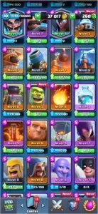 CLASH ROYALE- Conta nível 10, MTS cartas LENDARIAS, ARENA 12