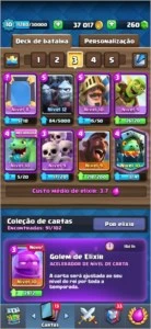 CLASH ROYALE- Conta nível 10, MTS cartas LENDARIAS, ARENA 12