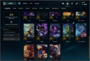 Conta diamante 4 sem email verificado com 1 skin e 23 champs - League of Legends LOL