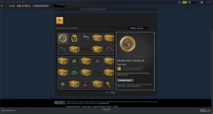 Conta Csgo Com Medalha De 5 Anos E 230 Reais Em Saldo - Steam