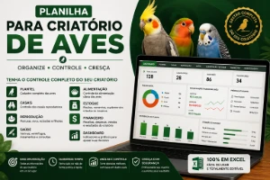 A Gestão Do Seu Criatório Em Um Só Lugar! - Planilhas e Dashboards