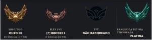 Conta com todos os campeões (P4 s11 G4 s12) (mmr de platina) - League of Legends LOL
