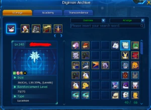 Conta NADMO (Server Omegamon) ENDGAME - Digimon Masters Online