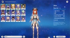 Nilou+Bis+Xiao ar 18 com niver livre e email desvinculado - Genshin Impact