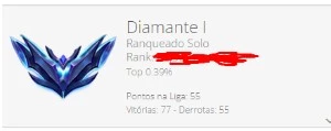 Conta Mestre Highmmr win 20+lp (upei hoje pro mestre) - League of Legends LOL