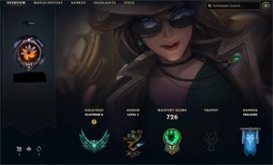 conta com 509 skins, 32k de essencia azul e todos os campeõe - League of Legends LOL