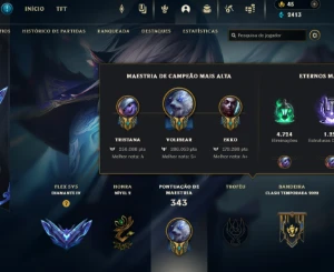 Conta League Of Legends 295 Skins E Com Skins No Valorant LOL