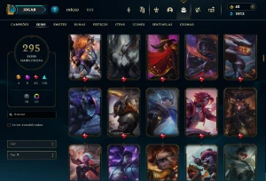 Conta League Of Legends 295 Skins E Com Skins No Valorant LOL