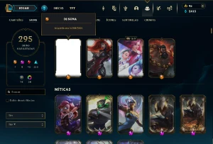 Conta League Of Legends 295 Skins E Com Skins No Valorant LOL