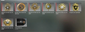 conta global 347 wins com 7 medalhas, 1,383 horas de jogo - Counter Strike CS