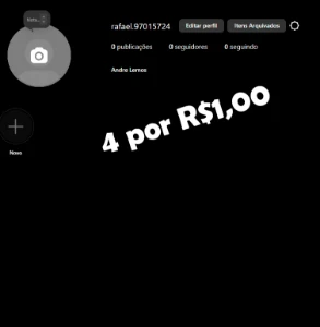 Contas do Instagram vazias BR - Others