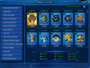 Ox 140Lv/140%, Db, Susa-Shin Brinco Fang Pft + Miracle Ring - Digimon Masters Online DMO