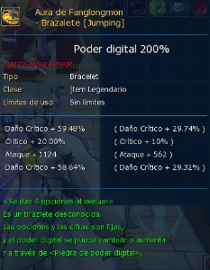 Ox 140Lv/140%, Db, Susa-Shin Brinco Fang Pft + Miracle Ring - Digimon Masters Online DMO