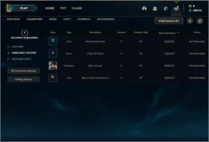 CONTA UNRANKED SERVIDOR EUW - League of Legends LOL