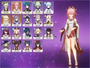 Yae Miko - Prova de Kagura - AR 20 - Genshin Impact