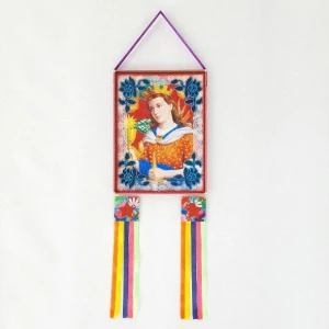 Estandarte de Santo - Santa Bárbara - Artesanato e Personalizados