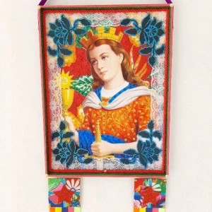 Estandarte de Santo - Santa Bárbara - Artesanato e Personalizados