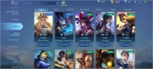 CONTA MOBILE LEGENDS BANG BANG - VALOR A NEGOCIAR