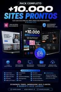 Pack Completo +10.000 Sites Prontos no Elementor | Todos os - Sites, Lojas e Sistemas Prontos Sites e Scripts