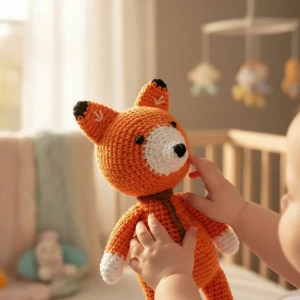 Raposa Pai Amigurumi - Artesanato e Personalizados