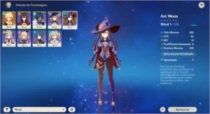 [AR7] Ast Mona + Barbara + Fischl + Arco Enferrujado - Genshin Impact