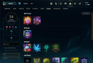 Conta bronze  3 com 25 Champs e 7 Skins - League of Legends LOL