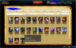 Conta Lol Prata IV Com skins - League of Legends