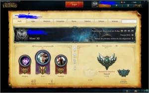 Conta Lol Prata IV Com skins - League of Legends