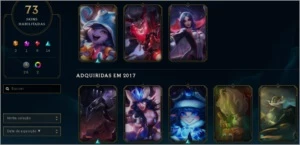 Conta de lol platina 3 - League of Legends