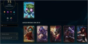 Conta de lol platina 3 - League of Legends