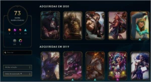 Conta de lol platina 3 - League of Legends