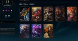 Conta de lol platina 3 - League of Legends