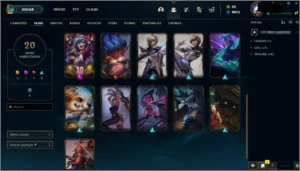 conta platina NV 95 season passada e com o mmr muito bom - League of Legends LOL