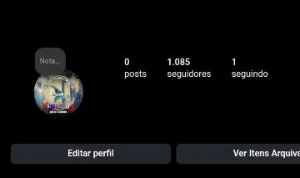Conta Instagram com 1K seguidores | Entrega rapida - Social Media