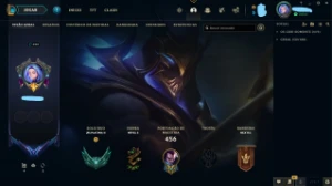 Conta RIOT com contas de Valorant e League of Legends.
