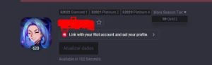 Conta RIOT com contas de Valorant e League of Legends. LOL