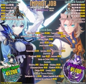 Impact job - Ar up 10 - 20 - Genshin Impact