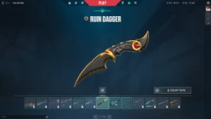 Conta Valorant Com Faca Ruin Dagger E Items Exclusivos Do Ep