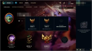 CONTA DE LEAGUE OF LEGENDS LOL