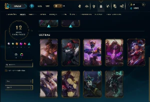 Bronze 1 com 100 Champs e 12 Skins ( Mais de 700 Jogos ) - League of Legends LOL