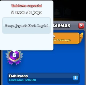 Conta De Clash Royale 8 Anos + Conta De Clash Of Clans Cv11!