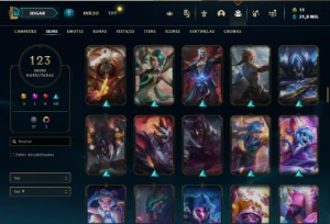 Conta Main Jg/Main Ww/Unranked/Varias Skins - League of Legends LOL