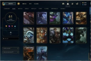 Conta RARA lol 2011 - 61 skins - League of Legends