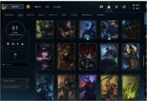 Conta RARA lol 2011 - 61 skins - League of Legends